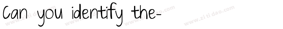Can you identify the字体转换